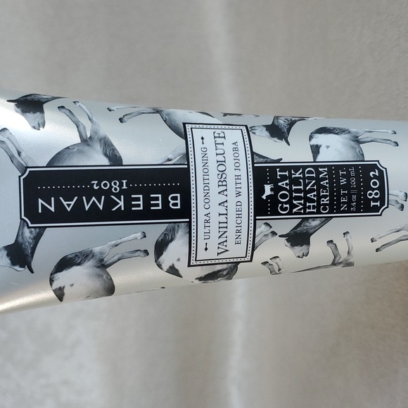 🆕️ BEEKMAN 1802 Ultra Conditioning VANILLA ABSOLUTE Goat Milk Hand Cream 3.4 oz - Picture 3 of 6